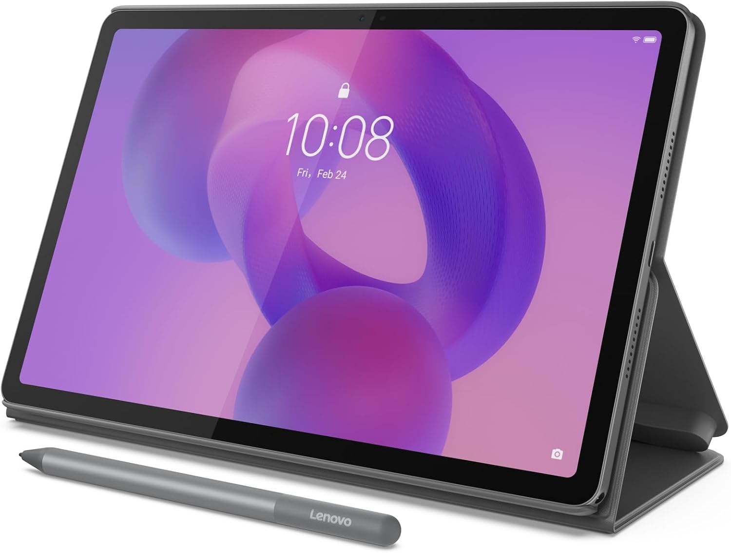 [LIGHTNING DEAL] Lenovo Idea Tab - College Tablet - 11″ 2.5K IPS Touchscreen Display - 90Hz - MediaTek Dimensity 6300-4 GB Memory - 128 GB Storage - Integrated Arm Mali-G57 MC2 - Tab Pen and Folio Case